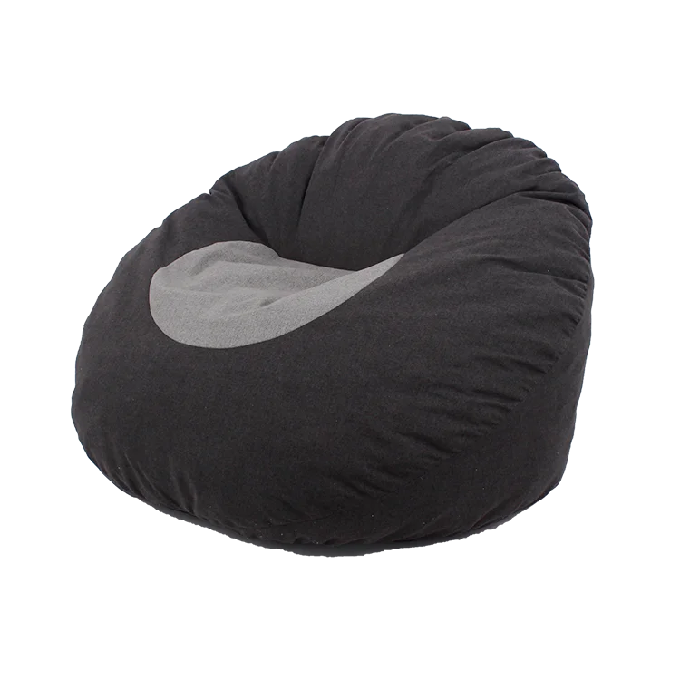 black fabric memory foam large bean bags lazy sofa chair for bedroom indoor living room