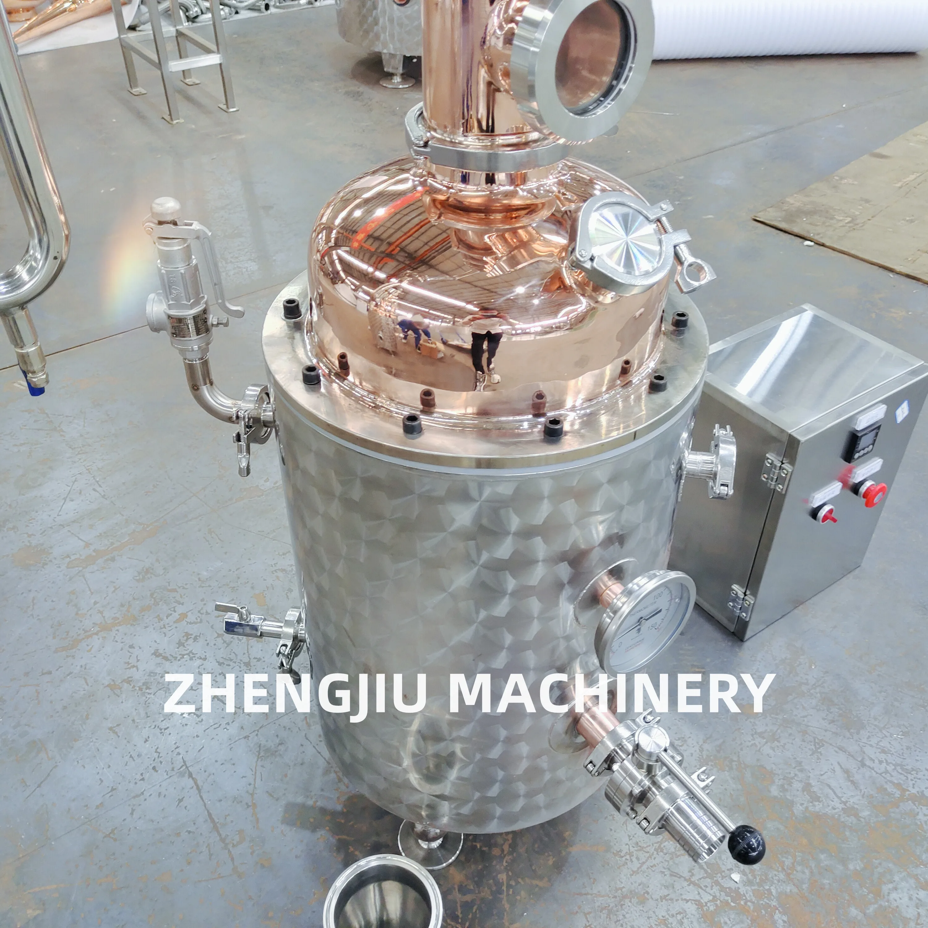 Alcohol Distiller Boiler Wine Distillation Equipment Mini Distilling Machine