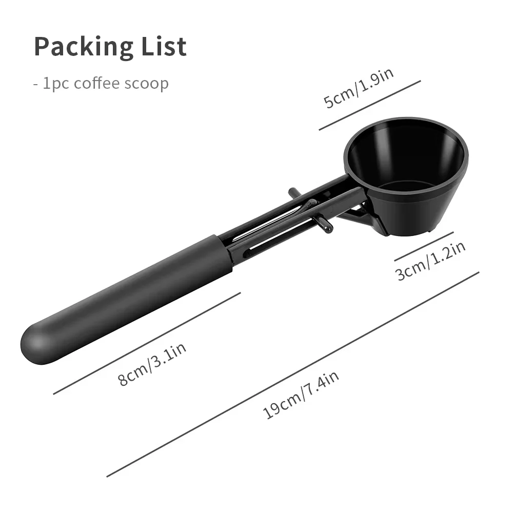 Coffee Scoop Funnel for filling Reusable K-cup Coffee Pot Coffee Spoon Sliding Design Measuring Spoon Kitchen Accessories