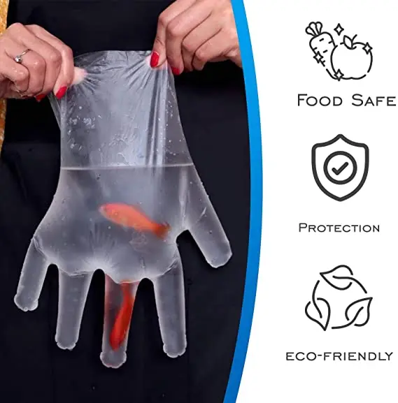 Customized Cleaning Edible Gloves TPE Disposable Gloves Factory Manufacturer
