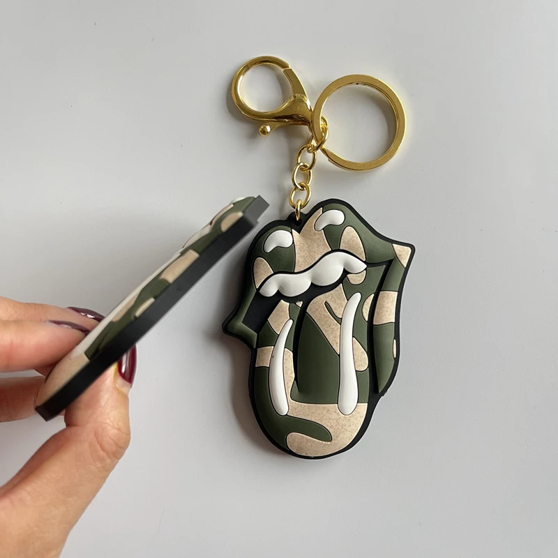 Custom made soft pvc figure branded keyholders in bulk