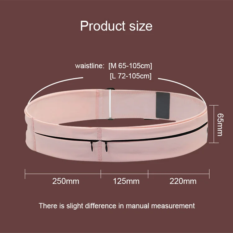 Wholesale Colorful Fashion Waterproof Waist Bag 300ML Capacity Belt Bag Women Men Fanny Pack with Headphone Jacket