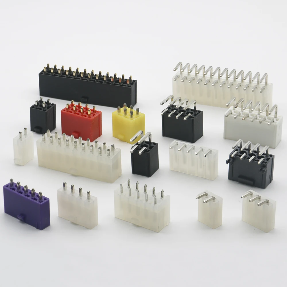 
Needle Seat 4.2mm Mini-Fit Jr Header Straight Right Angle Pcb Pin Header Conector Molex Pcb Header 5569 