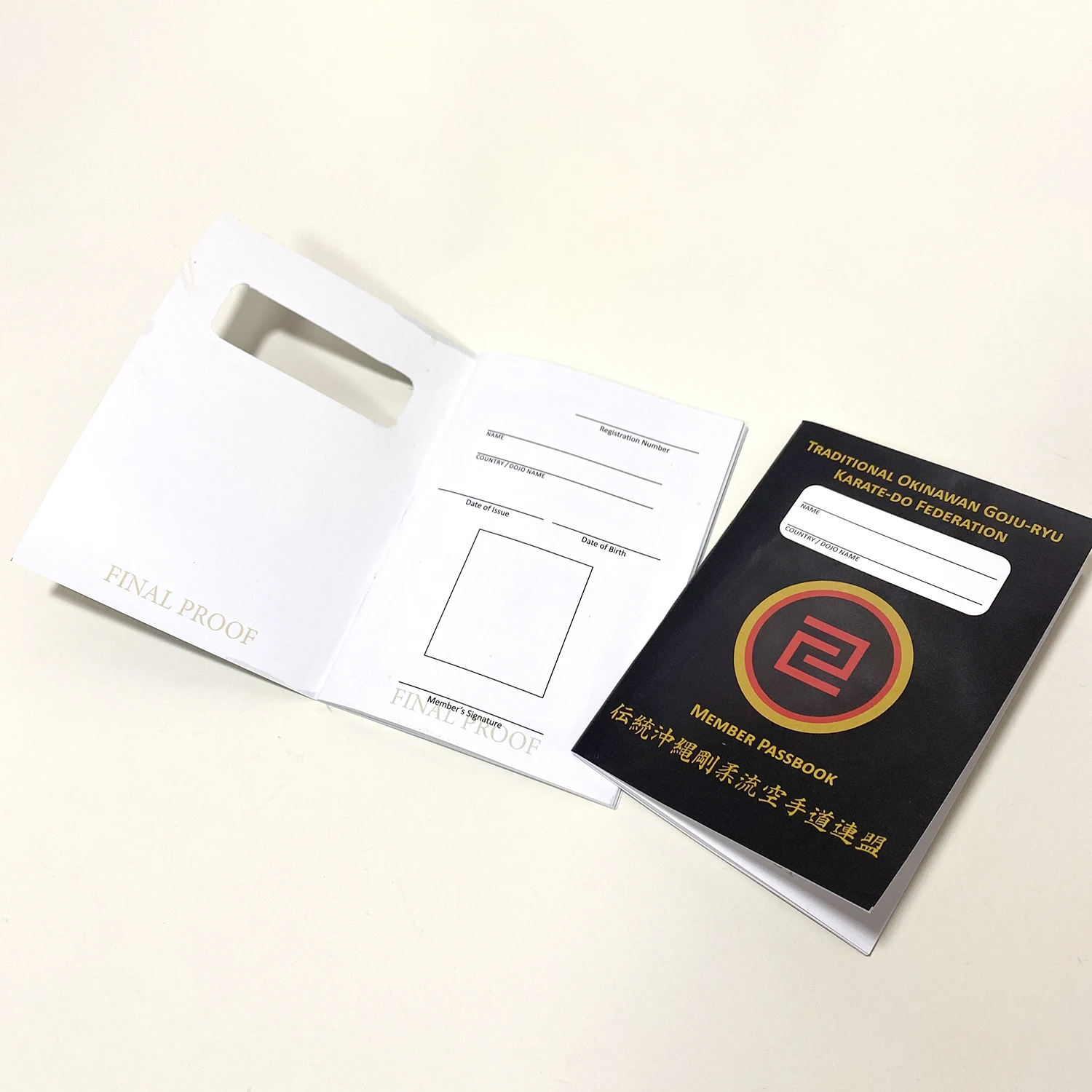 Custom Saddle stitching or Sewing binding member passbook printing