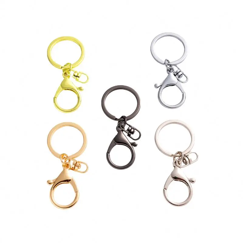 Wholesale Metal Swivel Snap Hardware Accessories Stainless Steel Custom Shape Large Lobster Clasp For Keychain