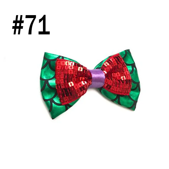 Little Mermaid Hair bow Birthday Party boutique bow mermaid inspired Custom Girls princess hair clips Large Ribbon