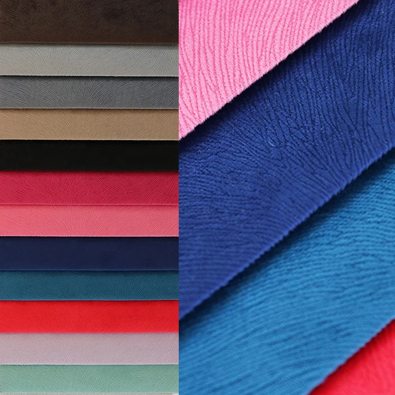 Embossed velvet fabric sofa set cloth fabrics furniture for curtain