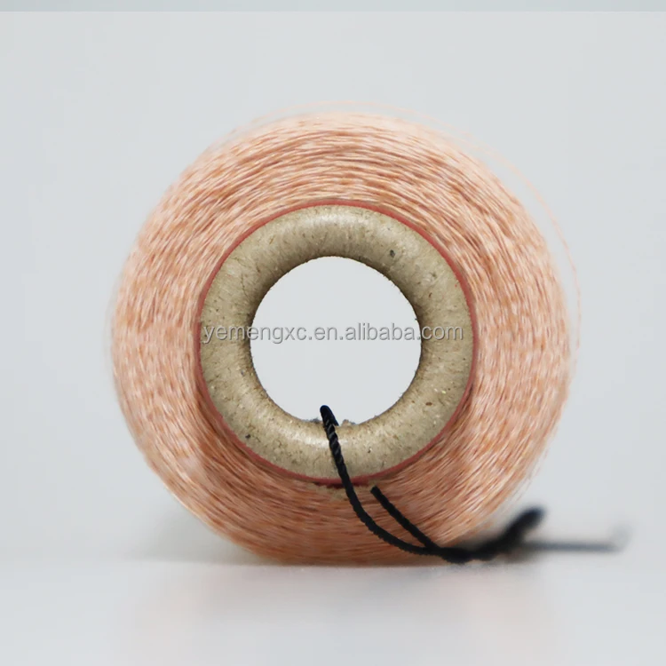 Elastic Solid Top Dyed Knitting Weaving Linen 70% Nylon 30% 1/26NM Linen and Nylon Blended Yarn