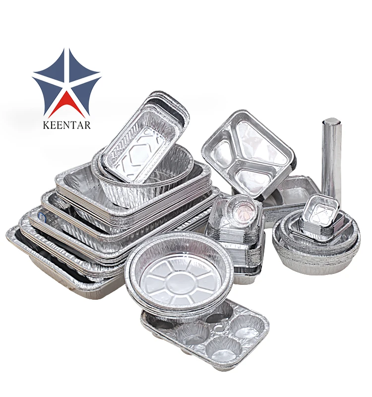 Одноразовый пищевой контейнер из алюминиевой фольги для фаст-фуда, противень для выпечки из алюминиевой фольги