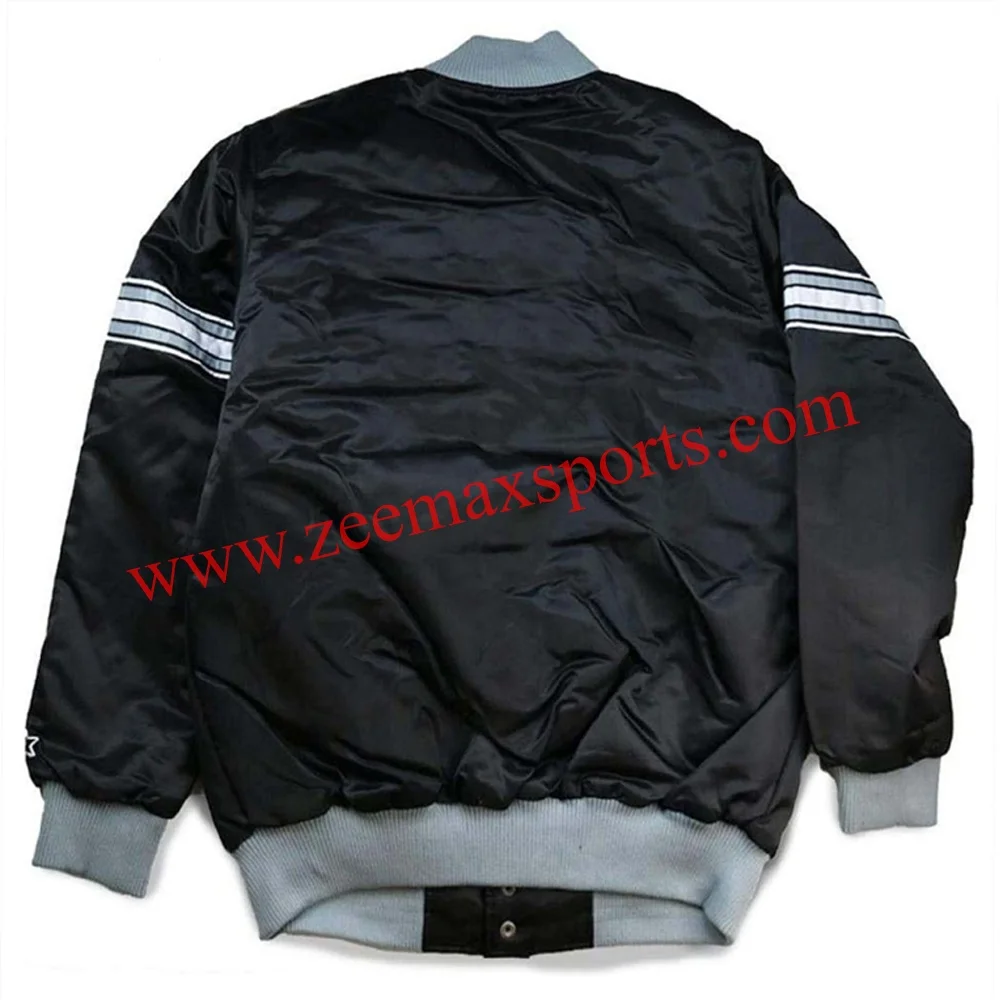 Custom Wholesale Satin Baseball Embroidered Jacket/ College Sublimation Inside Lining Lettermans/ Fashion Bomber Jackets