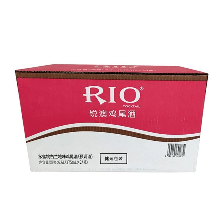 Коктейльный спиртовой миксер Rio 275 мл для коктейлей с персиковым бренди