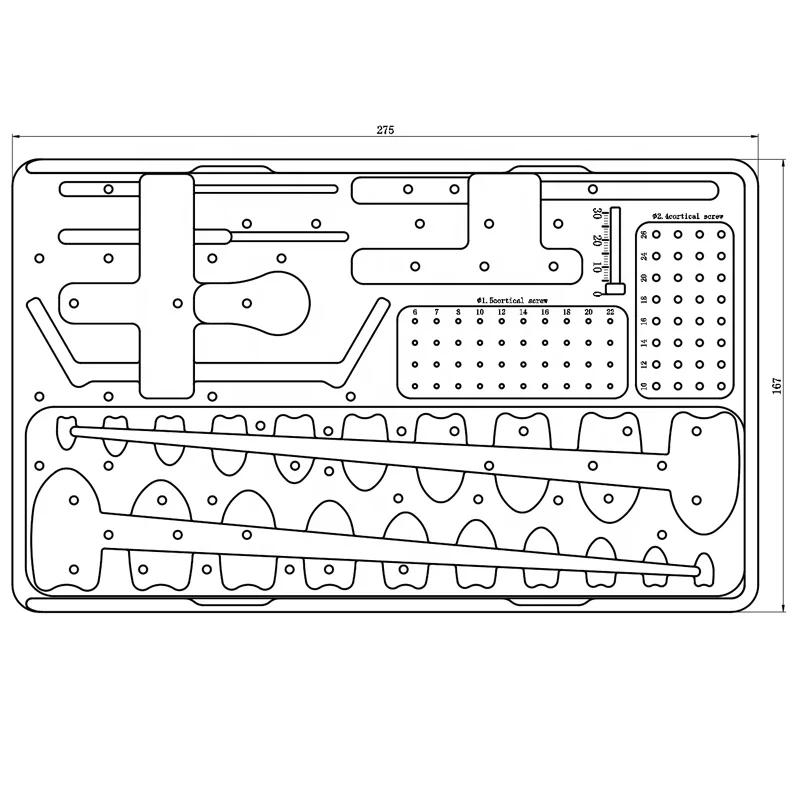 Runphy Professional Veterinary Knee replacement Vet Patellar Groove Replacement Surgery Implanted Prosthesis Titanium Groove P