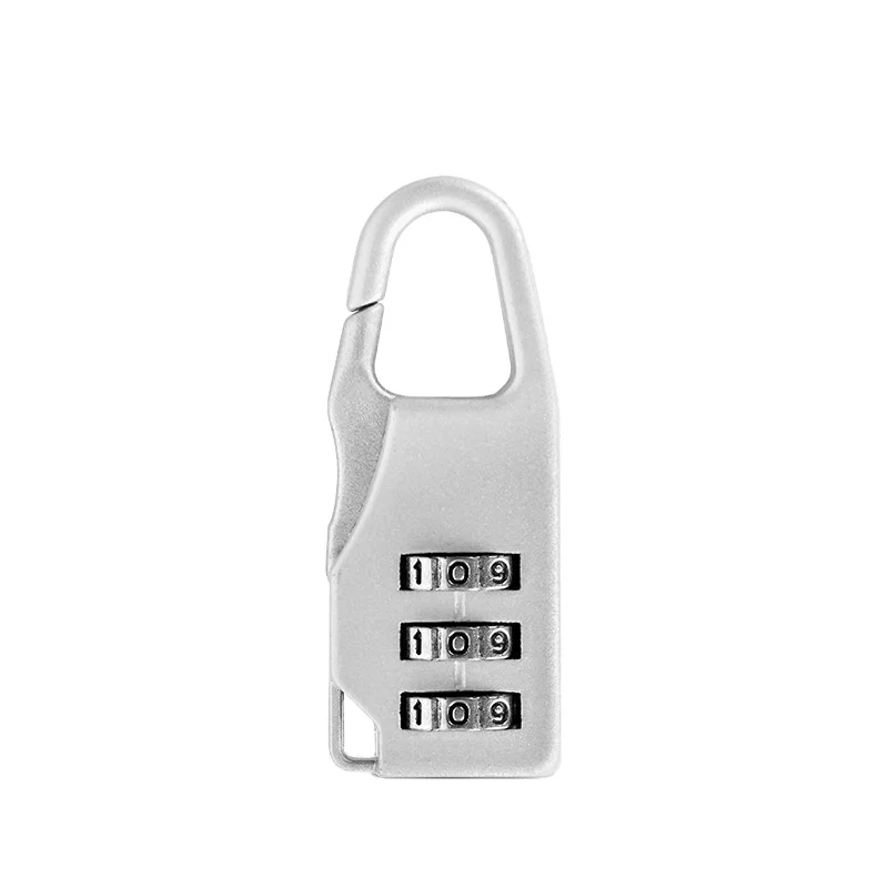 
Portable mini padlock suitcase super safe combination lock 3 digit combination padlock 