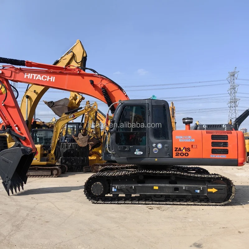 Используется оригинальный экскаватор Hitachi ZX200 ZX200-3 ZX200-6 ZX200-5 ZX210 ZX240 EX200 гидравлический гусеничный подержанный
