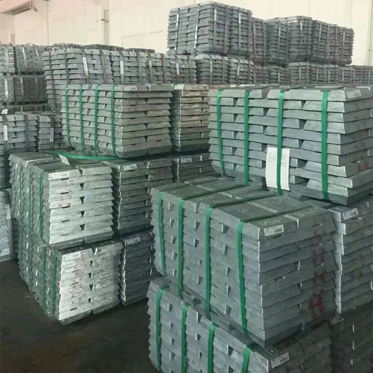 Wholesale high purity  99.95% 99.99% zinc ingot factory supply Tin Ingot Used in construction and electricity