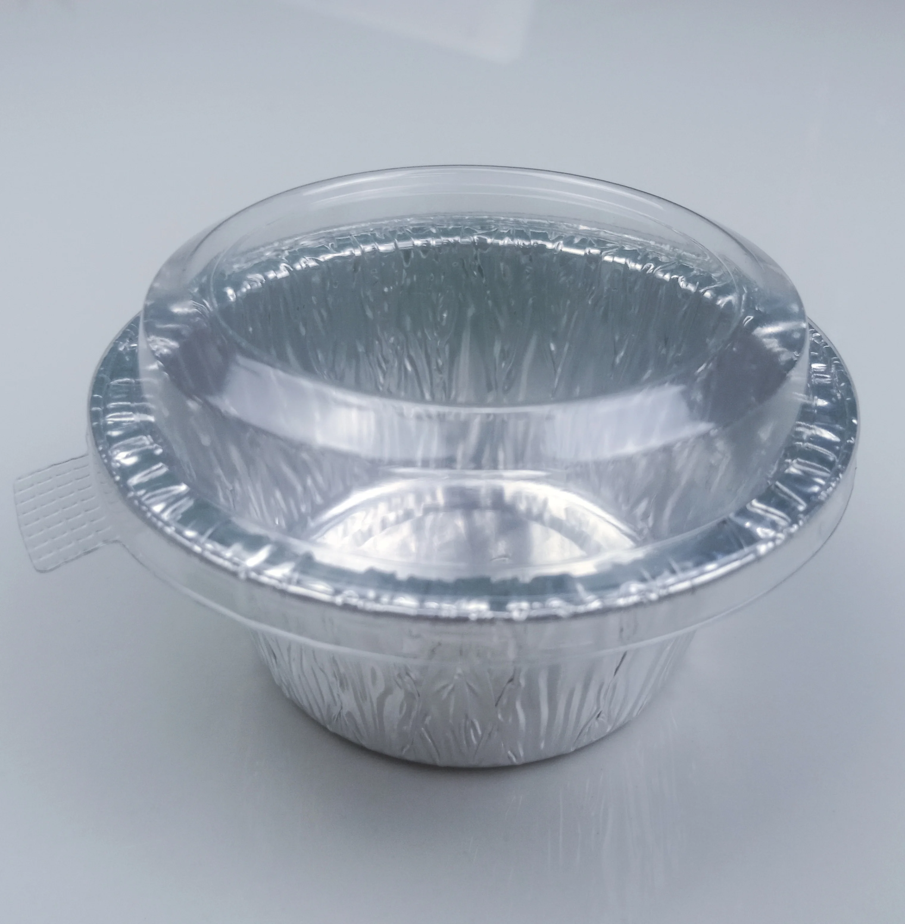 85*40mm 150ml mini Pudding cake Cup with  plastic lid Muffin Cupcake Baking  cover lid Disposable aluminum cup round cake model