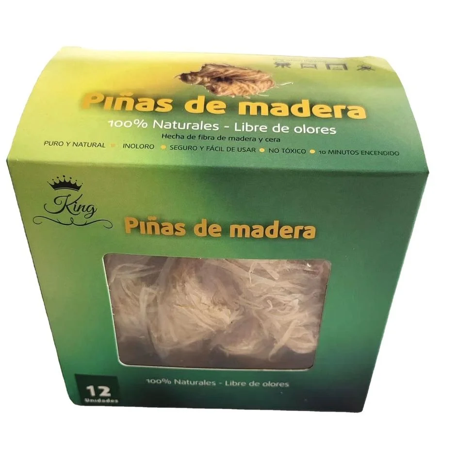 Charcoal Starter Wood Wool Fire Starter for Campfires,Grill,BBQ,Fireplace,Woodstove