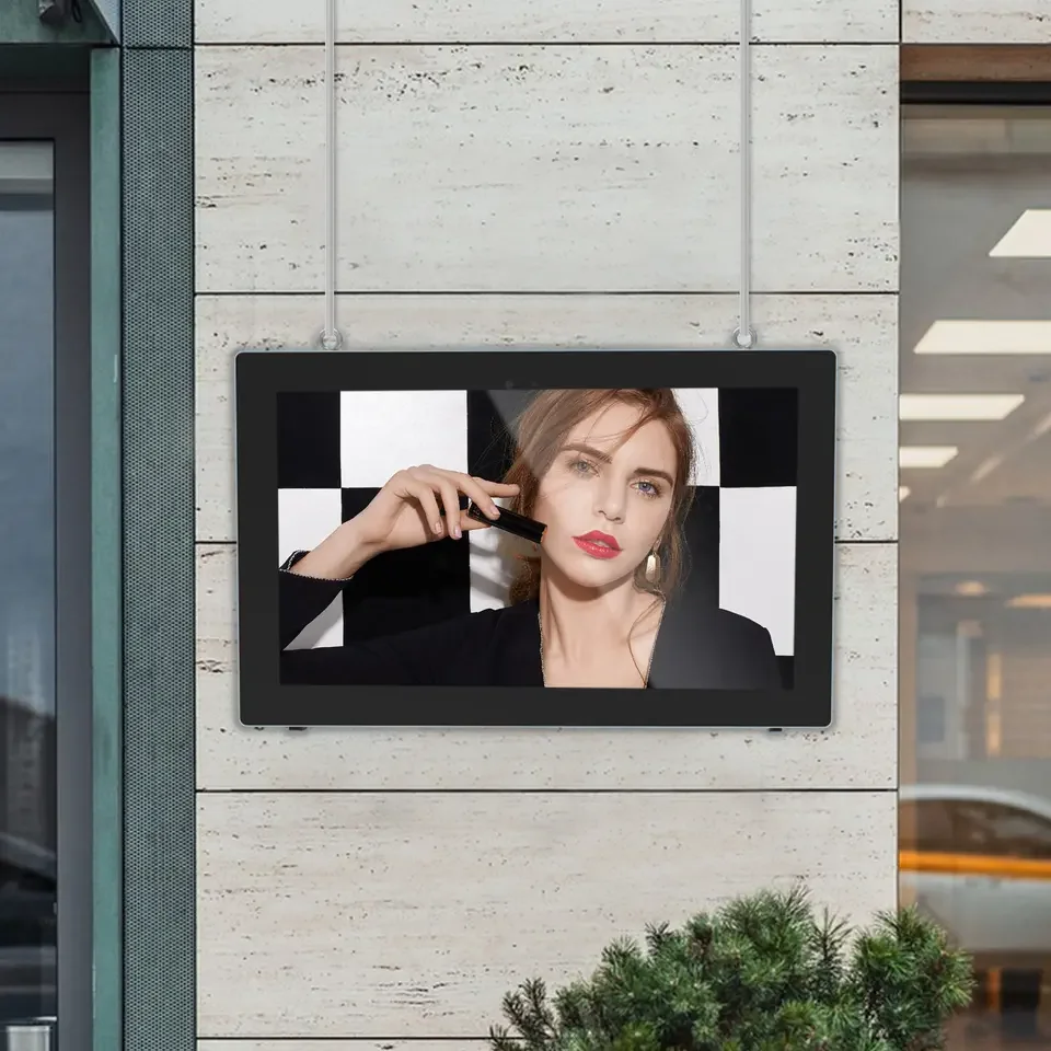 Открытый водонепроницаемый smart digital signage media player android рекламная машина с сенсорным экраном