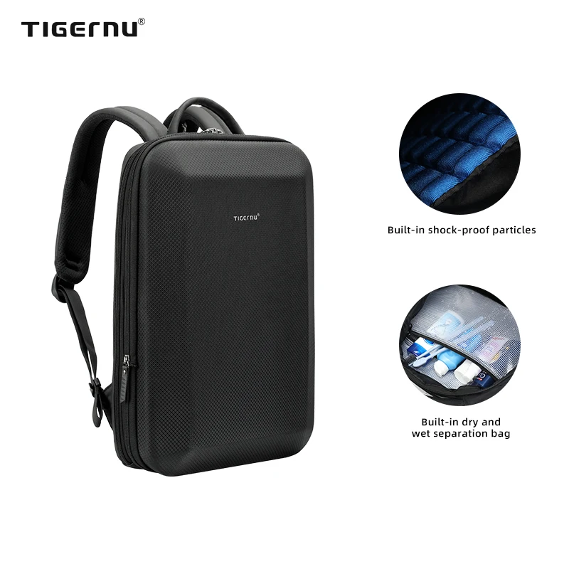 Tigernu T-B9152 custom logo hard shell mochila expandable backpack office computer bag laptop backpack