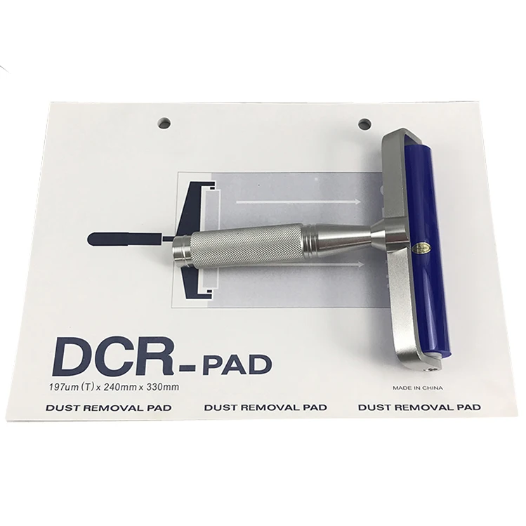 4inch Manual All Alloy Handle Silicone Sticky Cleaning Roller For Cleanroom