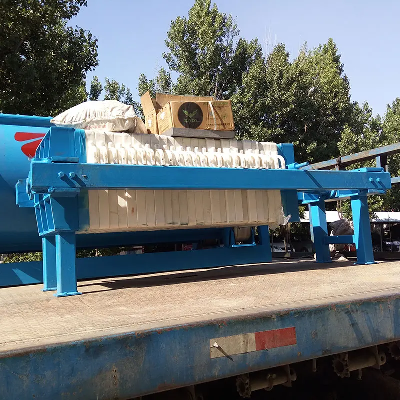 Industrial frame filter press used in wastewater treatment plant