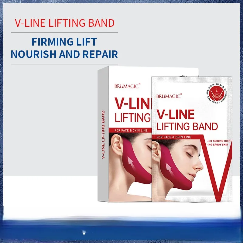 Wholesale Skin Care Hydrogel Collagen Facial Mask V Line Face Lifting Double Chin Face Mask