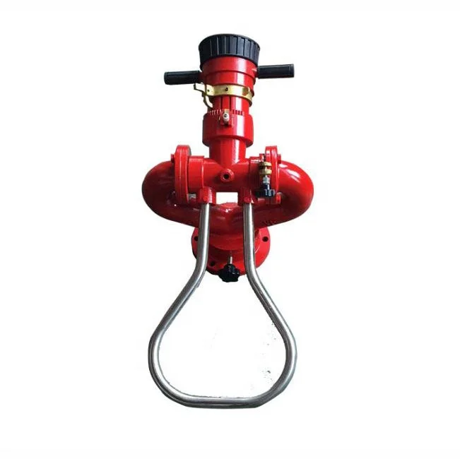Adjustable fire monitor with flange long distance fixed fire water cannon