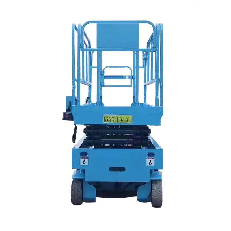Portable Scissor Lift Elevator Movable Hydraulic Aerial Lifting Platform
