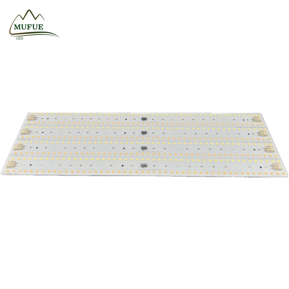 2023 new 48watt samsung LM301H 281b full spectrum led grow lights Indoor Plant UV IR Switch dimmer luces led lens led sun board