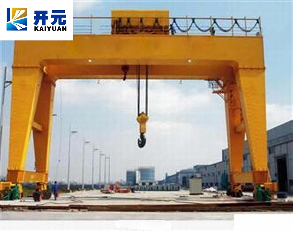 Kaiyuan Crane Machine Price Mh Type 3t 5t 10t 16t 20t Electric Hoist Single/Double Girder Gantry Crane for Factory Outside
