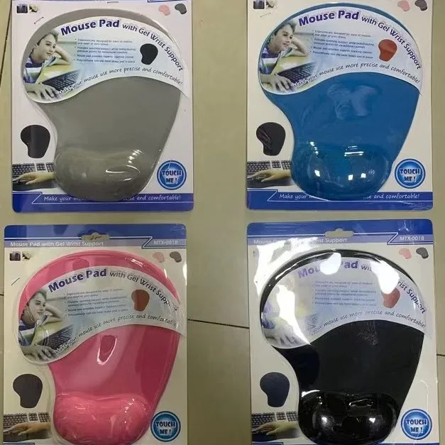 Manufacture Supplier Personalized Cheap Custom Logo Comfort Wrist Rest Support Premium-Textured Mouse Pad Mat With Waterproof