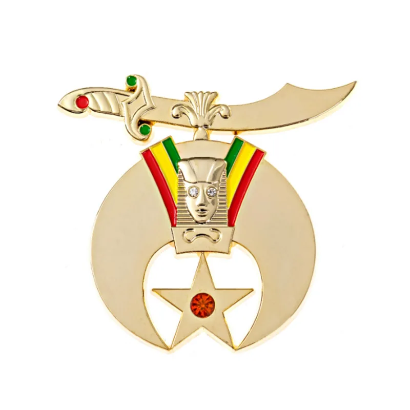 Shriners aeaonms noble O.E.S. order of eastern star mason masonic auto car emblem Medal