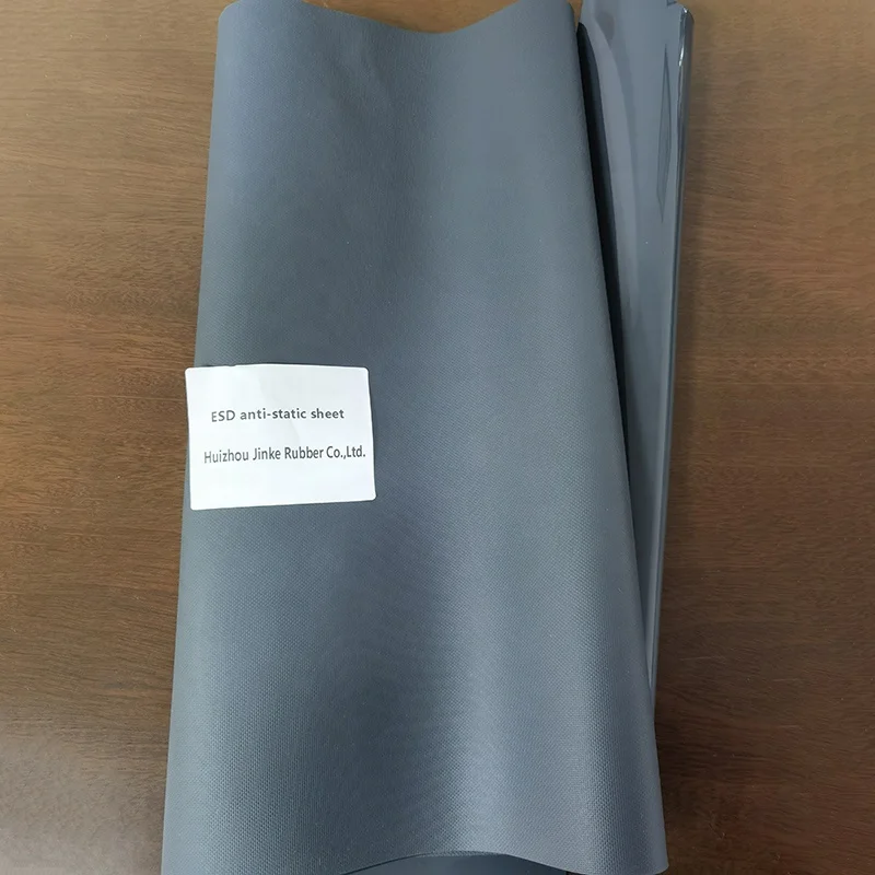 Manufacturer Texture Surface Cleanroom Esd Mat Silicone Table Antistatic Esd Rubber Mat for Workshop