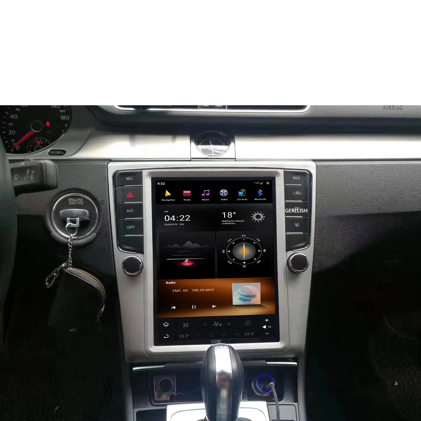 Tesla Android carplay car multimedia player for VW Passat CC b6 b7 Android Player Car Stereo Radio Recorder Video Player