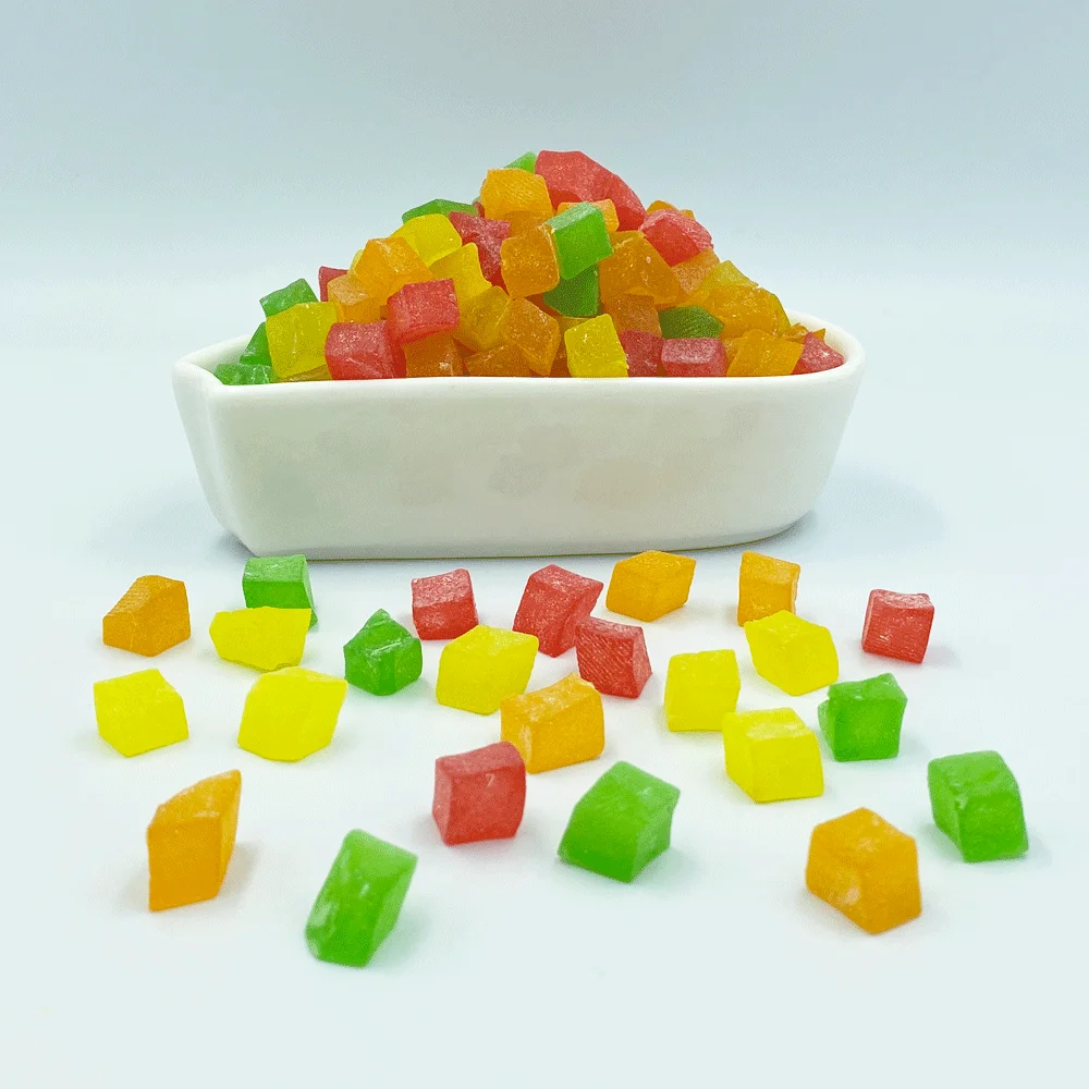 Dried papaya mixed color chunk,slim,round ,slices