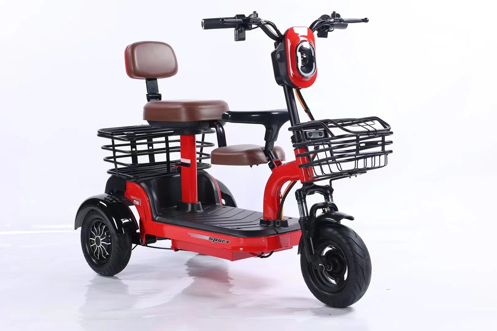 Electric bike 48v 500w for mom-kid Adult Mother 3 Wheel e-Bike Mom Kid Electric e Bicycle