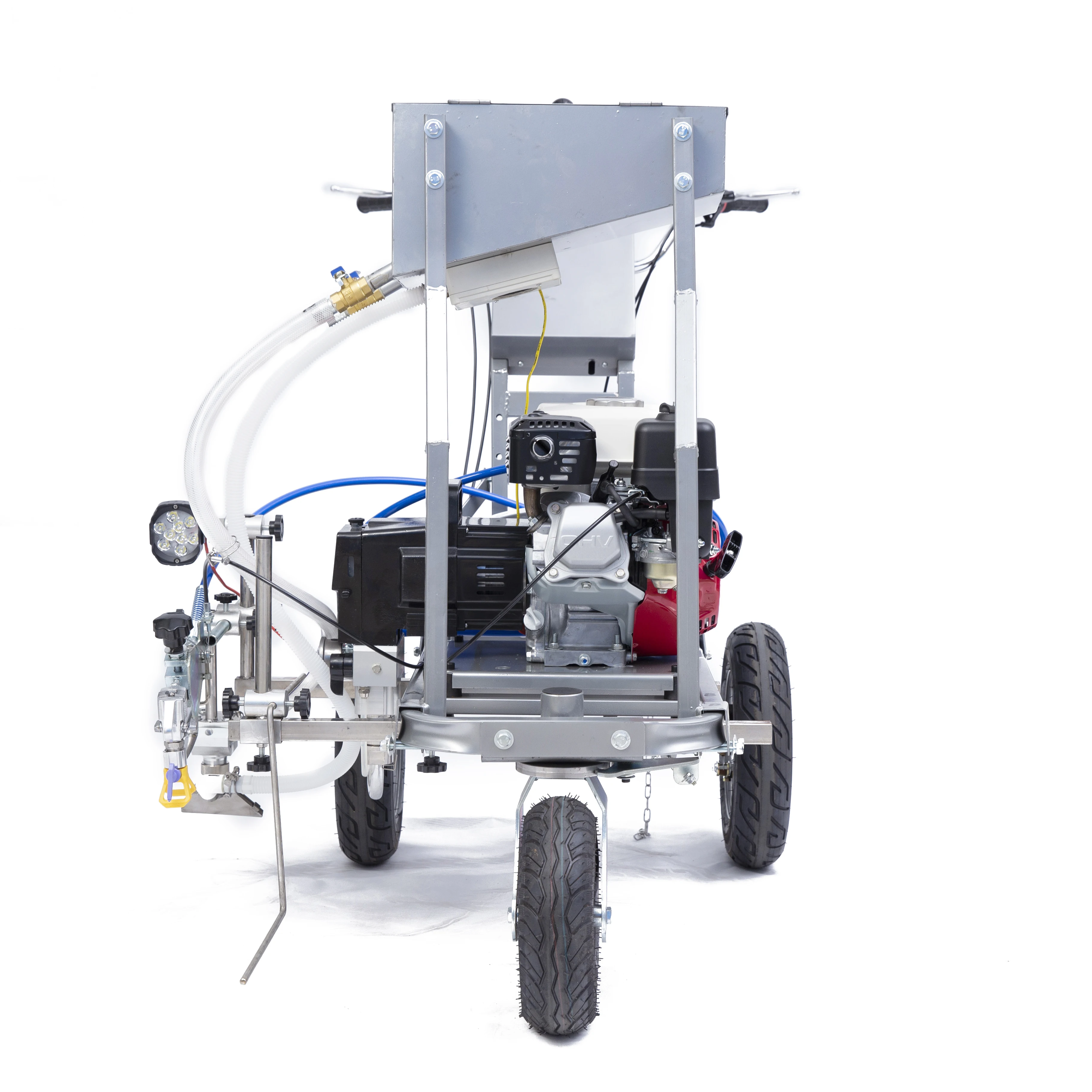 PT6090 Perfect gun alignment easy-to-use guide mark system cold paint road marking machine