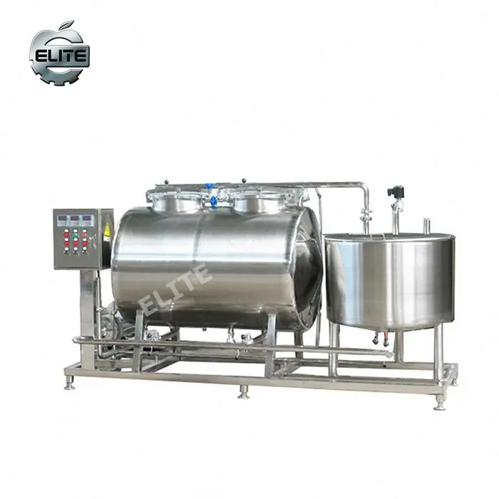 Semi-automatic CIP cleaning system for milk production line