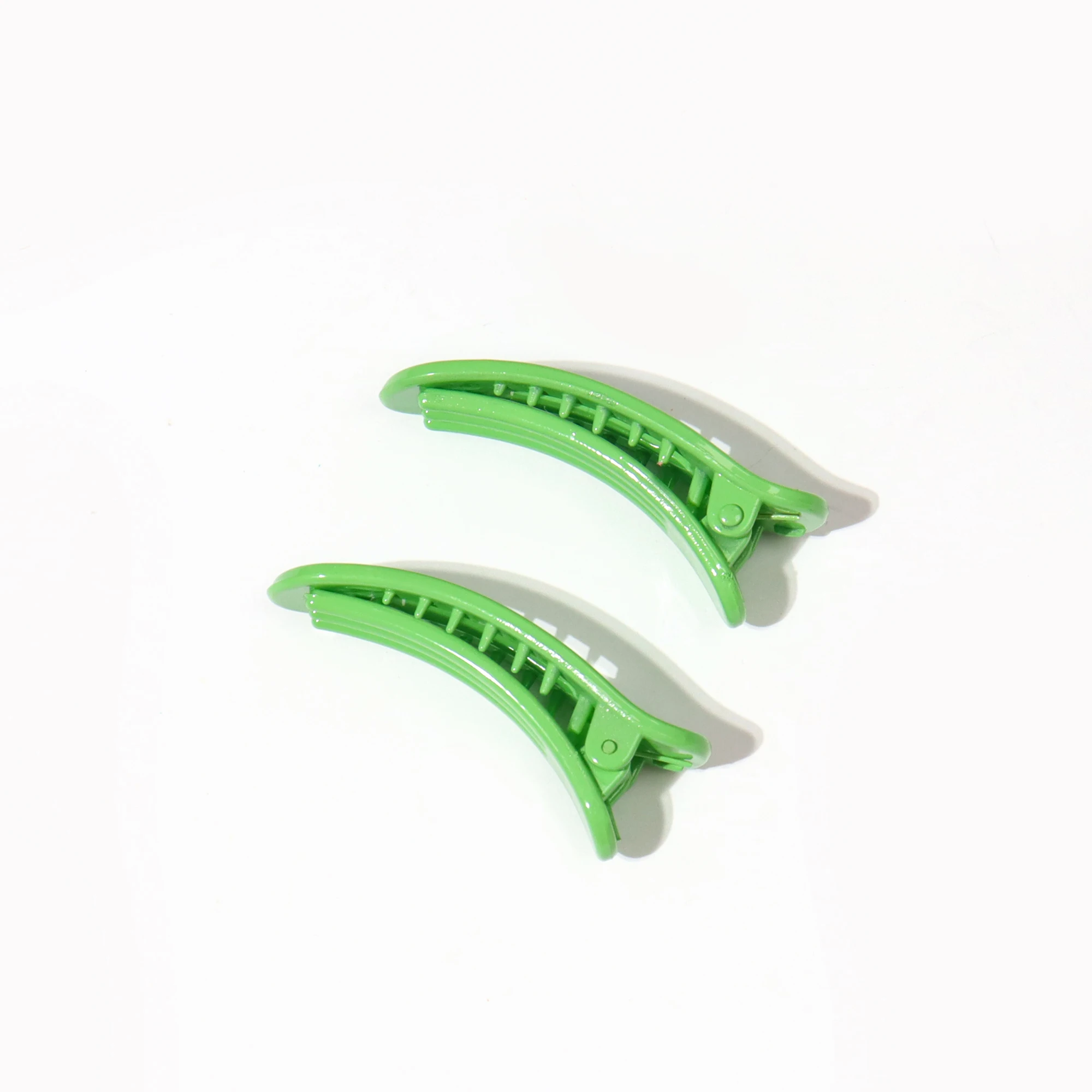 Bphne Clips Hair Accessories 2 Pcs Solid No Crease Duck Billed Solid Alligator Hair Clip Set For Women Girls Kids