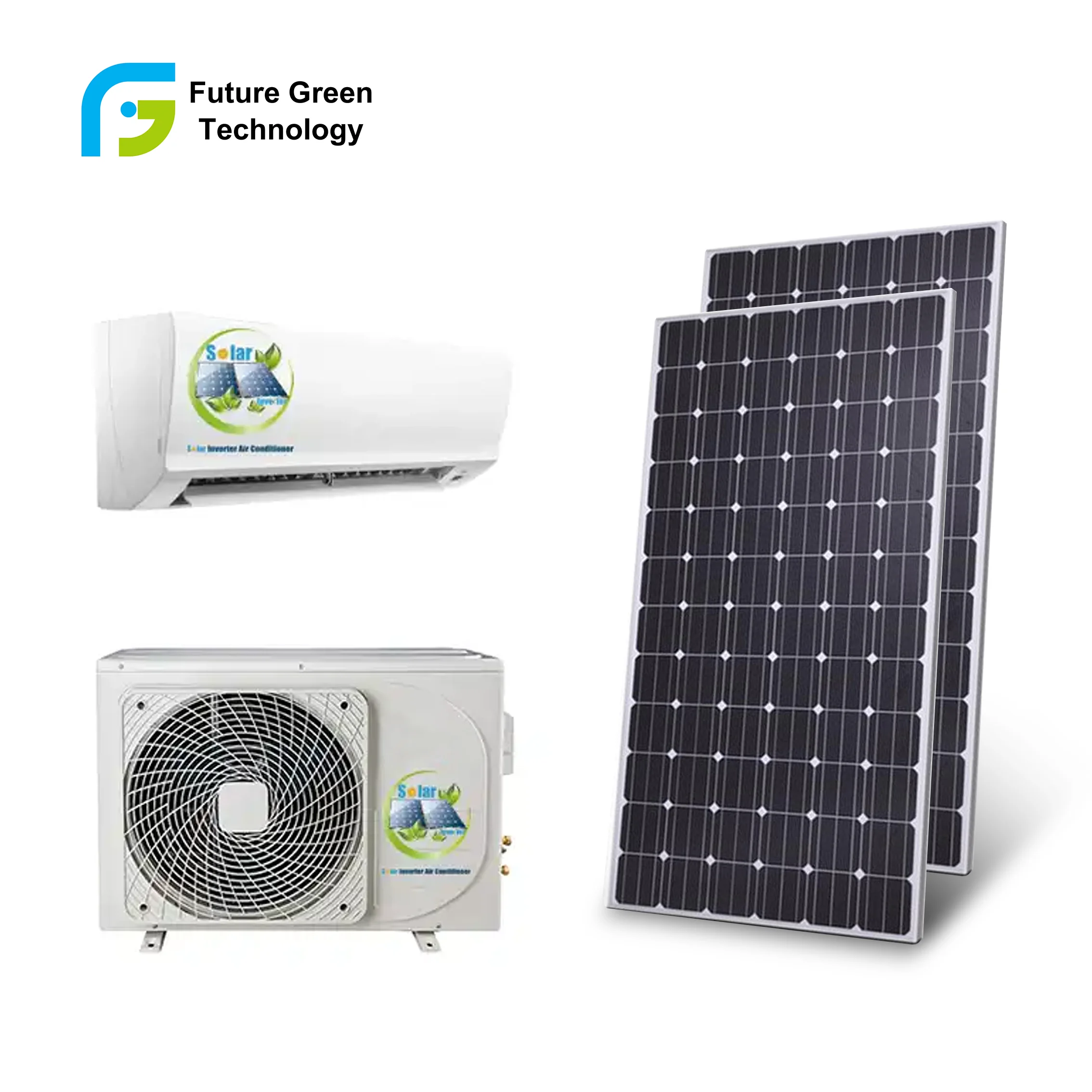 12000Btu 18000Btu Solar DC Units Air Conditioner Hybrid Solar Power Airconditioner Wall Split Air Conditioner For Home