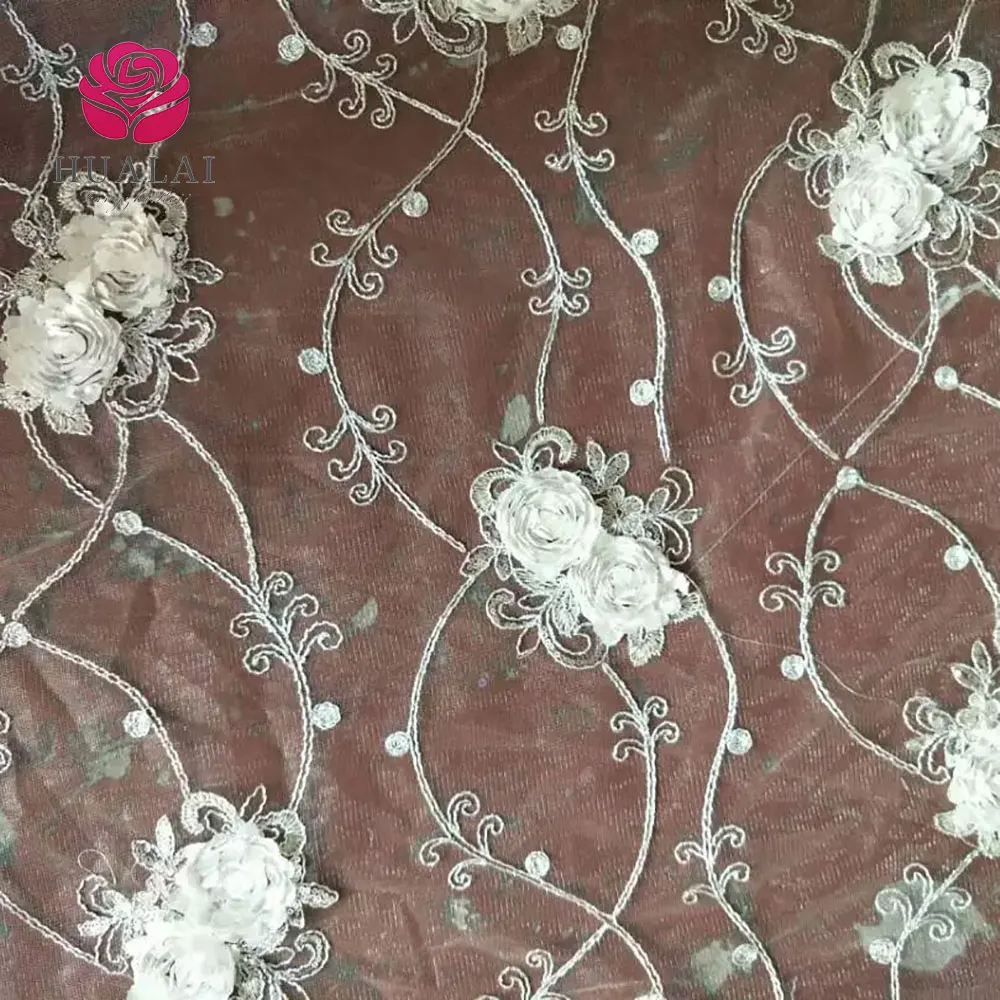 hand crochet embroidered tablecloths crochet ribbon embroidery table cover leaf petal  wedding lace mesh  beige