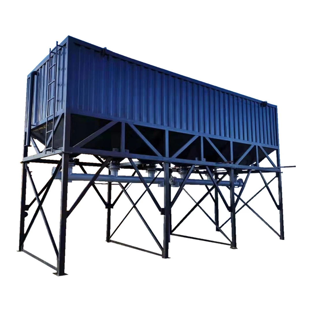 80T Horizontal Type Cement Silo for sale Color Customized