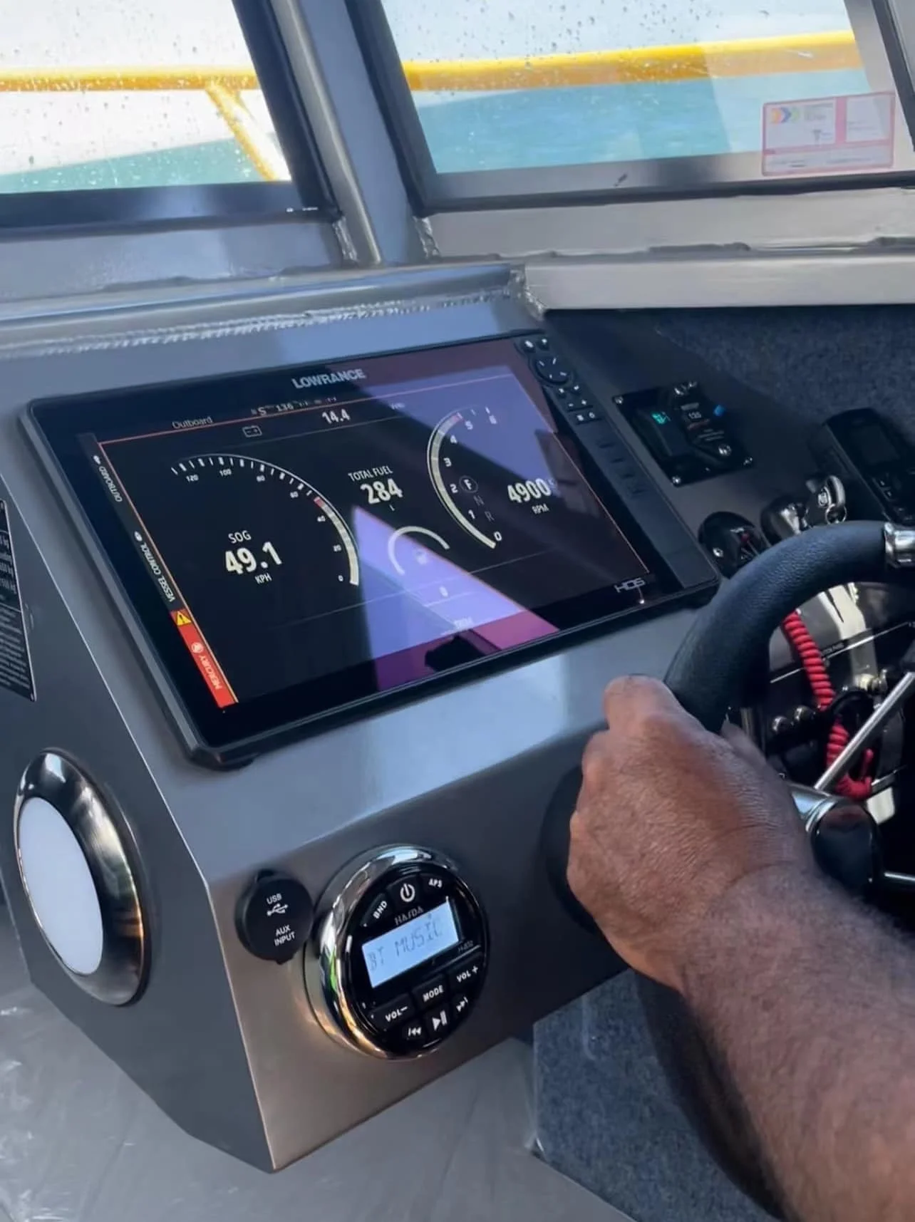 360 Degree Walkaround 7.5m 24.6ft Aluminum Alloy Offshore Ballast Fishing Yacht Power Boat