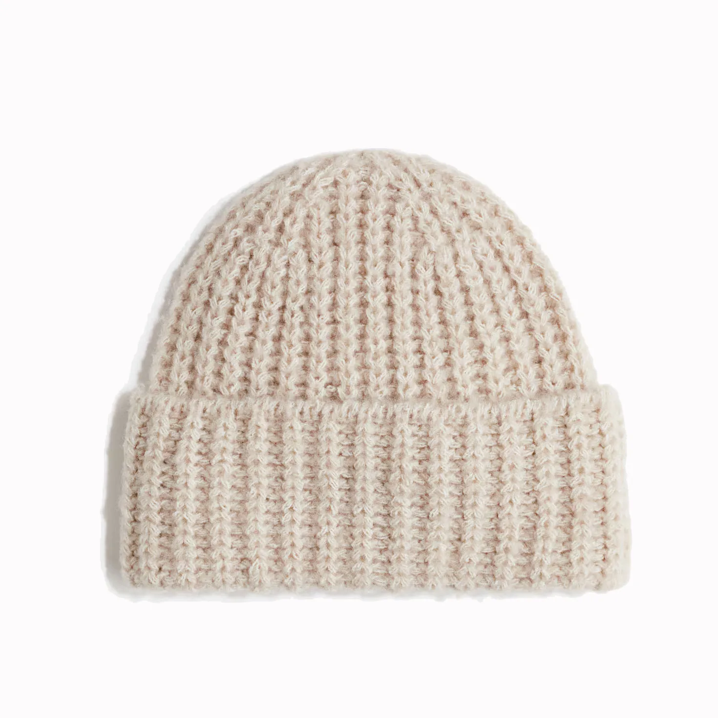 New Custom Acrylic Cuff Beanie High Quality Ribbed Knit Beanies Unisex Blank Custom Beanie