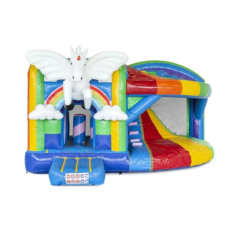Outdoor Unicorn Inflatable bouncy castle, unicorn inflatable jumping bouncer house,kids inflatable bounce house for sale
