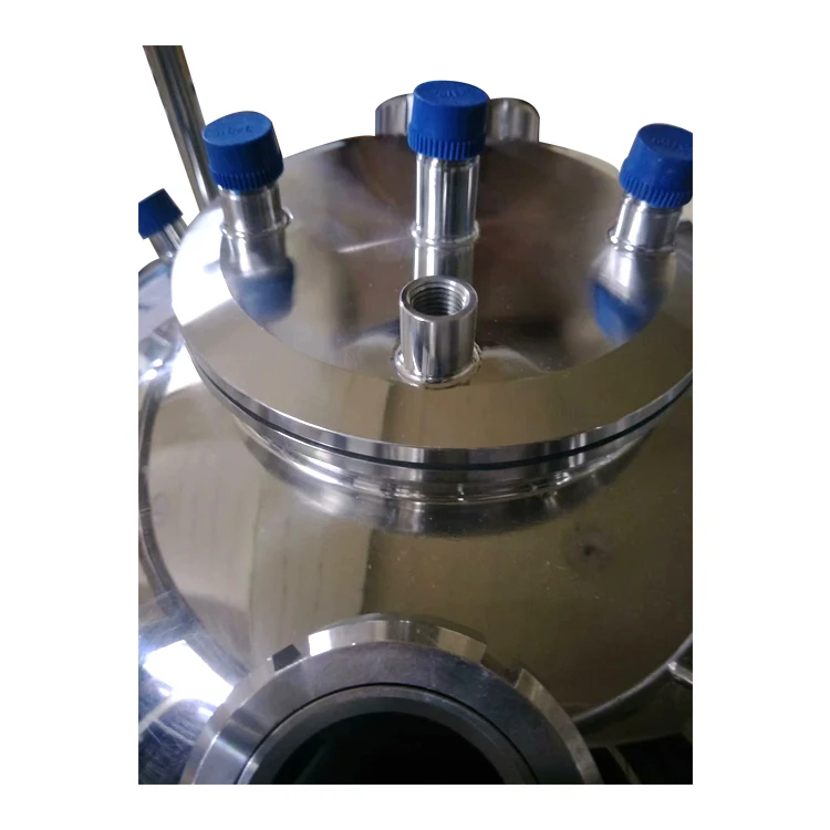 Stainless Steel 250 lbs jacketed tank with cooling coil use for falling film