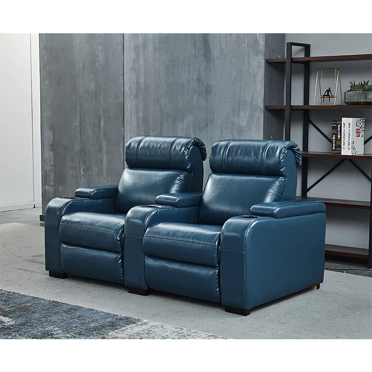 Custom Multi Functional Room Furniture Leather Movie Chairs Cinema Sofas for Home Theater
