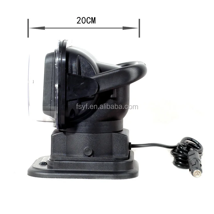 7 inch LED Search Light 30W 12v24v Offroad 4X4 Work Light Wireless Remote Control Rotating Stop Beam Lights