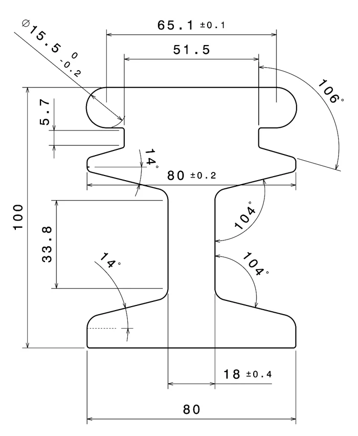 drawing of current rail