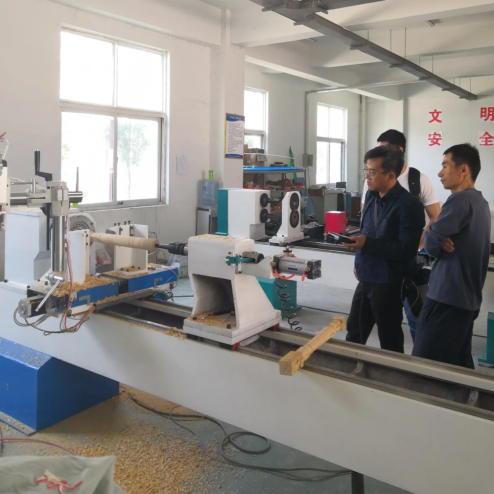 Токарный станок с двумя лезвиями, одноосевой токарный станок с ЧПУ TJ1530, токарный станок с ЧПУ для копирования древесины с шпинделем